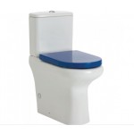 RAK Compact Back-to-Wall Toilet Suite, Blue