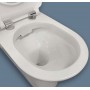 Delta Care Back-to-Wall Toilet Suite, White Seat, Slim Buttons Delta Care Back-to-Wall Toilet Suite, White Seat, Slim Buttons