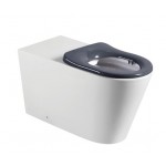 Isabella Care Back-to-Wall Toilet Suite, Grey Seat (Pan + Seat ONLY cistern not included )