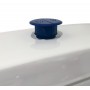 Stella Care Back-to-Wall Toilet Suite, Blue Seat Stella Care Back-to-Wall Toilet Suite, Blue Seat
