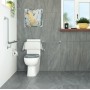 Stella Care Back-to-Wall Toilet Suite, Grey Seat Stella Care Back-to-Wall Toilet Suite, Grey Seat