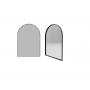 Brushed Nickel Framed Arch Fashion Mirror 550*800