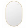 Brushed Gold Framed Oval Mirror 500*900 Brushed Gold Framed Oval Mirror 500*900