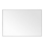 Brushed Nickel Framed Rectangle Mirror 1200*750 Brushed Nickel Framed Rectangle Mirror 1200*750