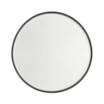 Black Framed Round Mirror 600 Black Framed Round Mirror 600