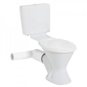 MODE II Linked Plastic Toilet Suite SKEW
