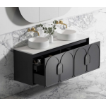 Laguna Black American Oak 1500 Vanity Cabinet Only