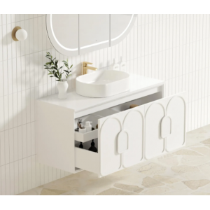 Laguna Matte White 1200 Vanity Cabinet Only