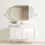 Laguna Matte White 1200 Vanity Cabinet Only Laguna Matte White 1200 Vanity Cabinet Only