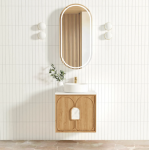Laguna Natural American Oak 600 Vanity Cabinet Only