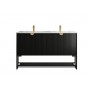 Marlo Wave Board Black Wall Hung Vanity 1500 Cabinet Only Marlo Wave Board Black Wall Hung Vanity 1500 Cabinet Only