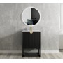 Marlo Wave Board Black Wall Hung Vanity 600 Cabinet Only Marlo Wave Board Black Wall Hung Vanity 600 Cabinet Only