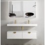 Moonlight White Satin Wall Hung 1200 Cabinet Only
