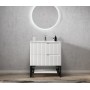 Noosa Wave Board Matte White Wall Hung Vanity 750 Cabinet Only Noosa Wave Board Matte White Wall Hung Vanity 750 Cabinet Only