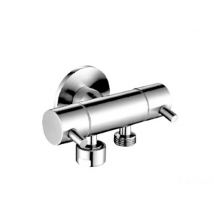 T115DB Round Chrome Dual Control Mini Cistern Cock