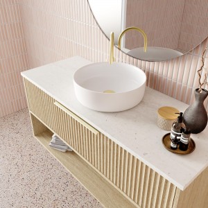 Merewether Wall Hung Vanity With Symphony Top 1800