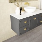 Port Marquis Wall Hung Vanity With Symphony Top 600