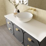 Marquis Port Wall Hung Vanity With Symphony Top 750 Marquis Port Wall Hung Vanity With Symphony Top 750