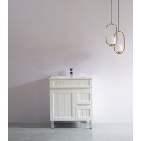 Acacia Matte White Ensuite Free Standing Vanity