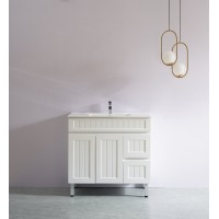 PVC Matte White Ensuite Free Standing Vanities