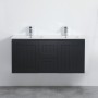 Acacia Matte Black Wall Hung Vanity 1200 Cabinet Only