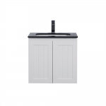 Acacia Matte White Wall Hung Vanity 600 Cabinet Only
