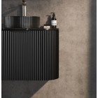 Aval Matte Black Wall Hung Vanity 1800 Cabinet Only