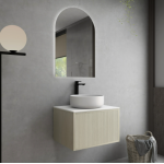 Bellevue Ensuite Costal Oak Wall Hung Vanity 600 Cabinet Only Bellevue Ensuite Costal Oak Wall Hung Vanity 600 Cabinet Only