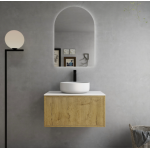 Bellevue Ensuite Prime Oak Wall Hung Vanity 750 Cabinet Only Bellevue Ensuite Prime Oak Wall Hung Vanity 750 Cabinet Only