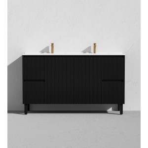 Brighton Matte Black Vanity 1500 Cabinet Only