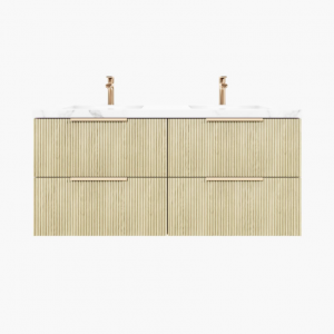 Eden Classic Oak Wall Hung Vanity 1500 Cabinet Only