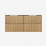 Eden Prime Oak Wall Hung Vanity 1200 Cabinet Only