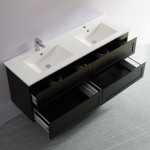 Fremantle Matte Black Wall Hung Vanity 1500 Cabinet Only