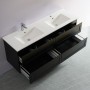 Fremantle Matte Black Wall Hung Vanity 1200 Cabinet Only