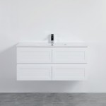 Fremantle Matte White Wall Hung Vanity 1200 Cabinet Only