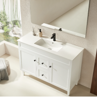 Matte White PVC Vanity