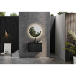 Kirribilli Matte Black Wall Hung Vanity 750 Cabinet Only