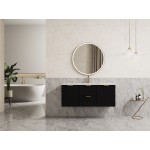Miami Matte Black Wall Hung Vanity 1200 Cabinet Only
