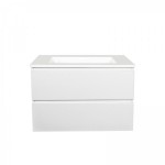Revive Matte White Ensuite Wall Hung Vanity 750 Cabinet Only Revive Matte White Ensuite Wall Hung Vanity 750 Cabinet Only