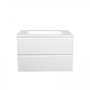 Revive Matte White Ensuite Wall Hung Vanity 900 Cabinet Only