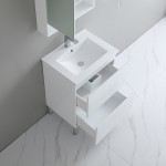 Revive Matte White Free Standing 900 Vanity Cabinet Only