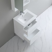 Revive Matte White Free Standing Vanity