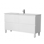 Revive Matte White Free Standing 1200 Vanity Cabinet Only
