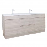 Evie White Oak Free Standing Vanity 1200 Cabinet Only