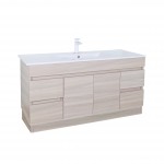 Evie White Oak Free Standing Vanity 1200 Cabinet Only