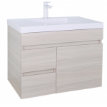 Evie White Oak Wall Hung Vanity 750 Cabinet Only