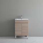 Stella Oak Free Standing Vanity 600 Cabinet Only