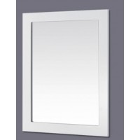 Gloss White Poly Framed Mirror