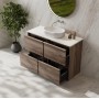 Bella Freestanding 1500mm Notaio Walnut Cabinet Only
