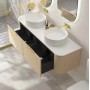 Elva Wall-Hung 1500 Natural Oak Cabinet Only